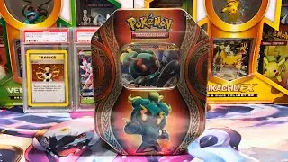 Opening a Marshadow GX Mysterious Power Tin - Pokemon Cards