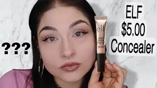 New Elf Soft Glam Satin Concealer Review Shade 20 Light Cool