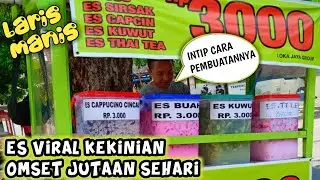 CARA PEMBUATAN ES BUAH SEGAR VIRAL KEKINIAN HARGA MURAH 3000 PERBUNGKUS