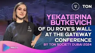 Yekaterina Butkevich, Community Lead at Du Rove&rsquo;s Wall at The Gateway Conference by Ton Society