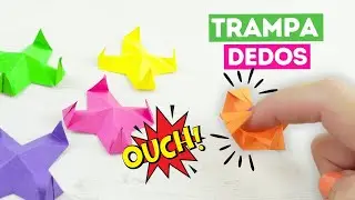 Trampa para dedos de papel 😱 | Manualidad f&aacute;cil y divertida