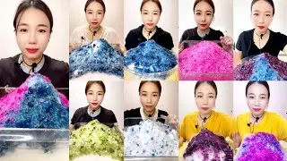 ASMR ICE EATING | WHITE ICE | JEWELRY ICE | CRUSHED ICE | SHAVED ICE | MIXED ICE &zwnj;| QIAN ICE EATING