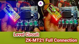 ZK-MT21 Level Circuit Full Connection | How to Connect Level Meter 12V&ndash;24V Amplifier Setup Tutorial