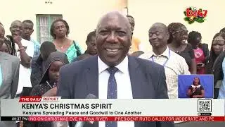 Kenyans Spreading Peace And Goodwill To One Another On Christmas Day