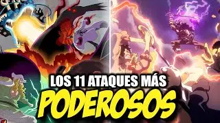 Los 11 ATAQUES M&aacute;s PODEROSOS de ONE PIECE
