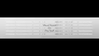 Visual Notes On The Staff - Sound visualization