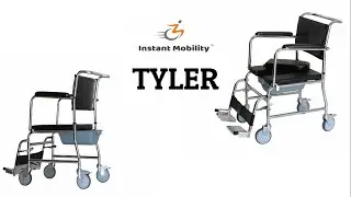 INSTANT MOBILITY I TYLER I WHEELCHAIR CUM COMMODE