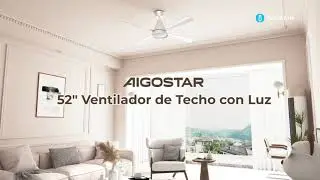 Conoce el nuevo ventilador de techo ultra silencioso de Aigostar