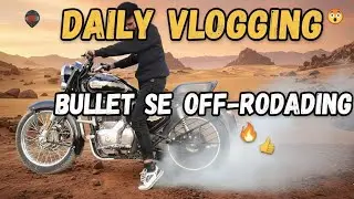 DON'T TRY👍 BULLET OFF-ROAD DING 😱#dailyvlog #bulletlover #bulletoffroding #bullet350 #trendingvlogs 