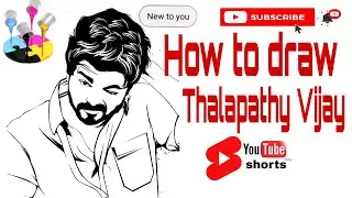 #Master #Shorts #VijayDrawing Thalapathy Vijay Drawing| Master Vijay Drawing| vijay whatsApp status