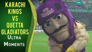 PSL 2017 Match 15: Karachi Kings v Quetta Gladiators -  Ultra Motion Moments