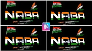 Independence Day Spacial Name Editing With PicsArt || 15 August Spacial Name Design || Typography