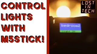 M5StickC - How to control your lights from the M5Stick using MQTT and node-red