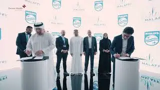 Malaffi signs an MoU with Philips onsite at Arab Health 2024