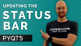 Using The Statusbar - PyQt5 GUI Thursdays #17