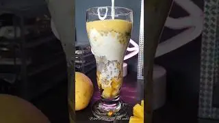 mango ice apple lassi 🍹 Refreshing summer drink idea's (part -14)#viralvideo #summerdrink #mango