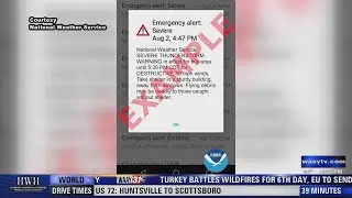 New Wireless Emergency Alerts now issued for severe thunderstorms deemed destructive
