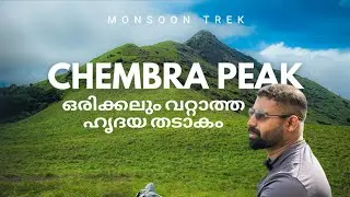ചെമ്പ്ര കൊടുമുടി വയനാട്ടിലെ ഉയരം കൂടിയ കൊടുമുടി.  മേഘങ്ങൾ.... #travel #trekking