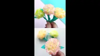Красота из обычных салфеток 🌺 Как сделать ЦВЕТЫ #Shorts