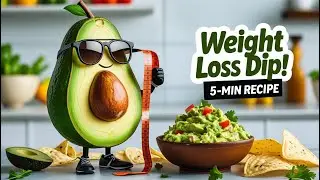 Weight Loss Snack! 🥑 Guacamole Recipe  Healthy Avocado Dip in 5 Mins  Fat Burn Friendly!