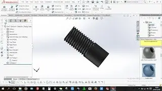 How to design a Multi Start thread in Solidworks