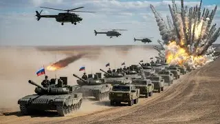 Ни одного выжившего! 50 танков уничтожены в жестокой российской засаде &ndash; ARMA 3