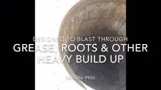 Hydro Jet Plumbing Drain & Sewer Cleaning | Hydro Jetting Roots & Grease In Pipes