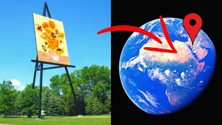 OMG! The Big Easel Found On Google Earth! | EarthBiD |
