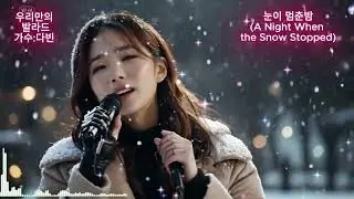 🎶 눈이 멈춘밤 (#발라드 #노래 #국내발라드모음#신나는 발라드 #감성 발라드)