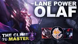 LANE POWER OLAF! - Climb to Master S9 | League of Legends