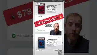$78,000 Spider-Man Red PMG Sold 🔥 #marvelcards #tradingcards #spiderman #spidermannowayhome