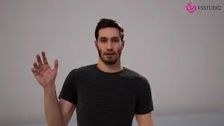 FS Studio Human Avatar example built using Unreal MetaHuman and Nvidia Audio2Face