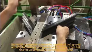 truck trailers door seal welding machine