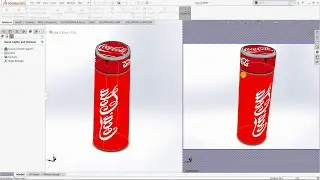 Best Solidworks Tutorial_Intermediate Lessons 1_Designing a Coca Cola Flask