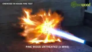 ONEWOOD Class 1 Fire Rated - In House Fire Test