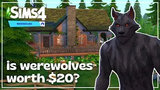 i built an abandoned werewolf house in the sims 4