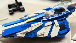 Brick Built Non-Lego Custom Plo Koon Delta 7 Jedi Starfighter - Part 6