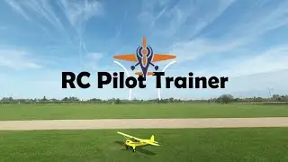Управляю самолётом в RC Pilot Trainer 