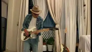 Lockdown Blues Guitar Jam &ndash; Power Riff Improvisation in One Take | Friday Jam #7 (Bang Bang)