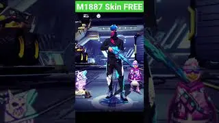 M1887 SKIN FREE मिल गया 😱। #shorts #freeM1887 #viralshorts