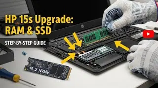 HP 15s‑fq0004na RAM & SSD Upgrade Guide (Step‑by‑Step)