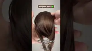 Bangs Topper #bangswig #bangs #wigs #hairgoals #luxuryextensions #hairstyle #hairbang #hair #foryou