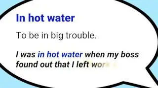 In hot water