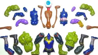 Merakit mainan superhero, captain America//thanos//hulk//sirenhead//assembletoys/avengherstoys