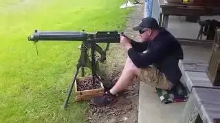 Shooting a World War 1 Vickers Machine Gun