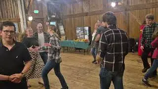 Tollgate Farm Contra Dance, Nov 2025, Novi MI, called by David Smith 3
