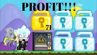 COLLECTING WLS FROM VENDING MACHINE (PROFIT!) | GROWTOPIA |