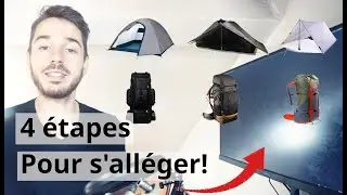 4 étapes pour s'alléger en rando... et dépenser moins!