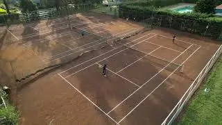 Lawn Tennis Warmup Rally at IQ Tennis Academy Nairobi Kenya - Best Tennis Coaching in Nairobi Kenya