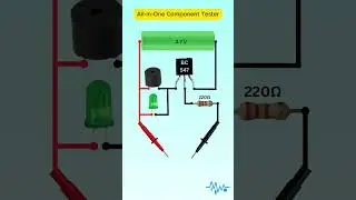 All Electronics Component Tester with Buzzer #Shorts